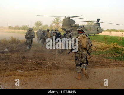 Soldiers of the 82nd Airborne Division board an Army LCM-8 mechanized ...