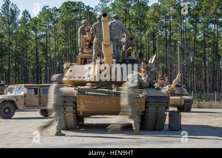 FORT STEWART, Ga. -- An M1A2SEP Abrams tank from Company D, 1st ...