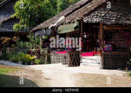 Hill Tribe in Thailand Stock Photo