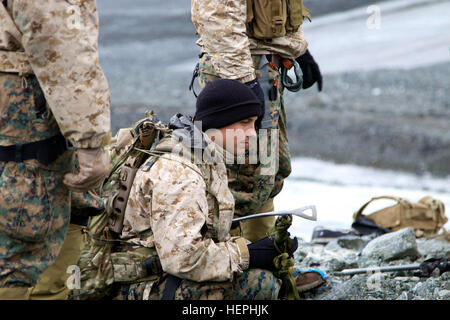 Reconnaissance Operations Army Marines of the 1ST Platoon, 2nd Force Reconnaissance Company jump from ...