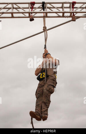 During the Spartan Race at Fort Mitchell, Alabama, part of the 33rd ...