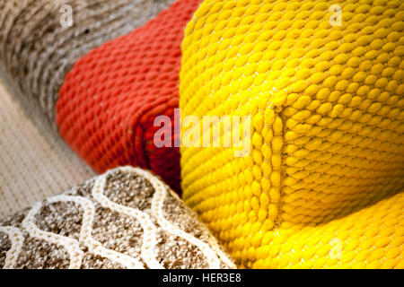 Cotton yarn. parts of furniture Stock Photo
