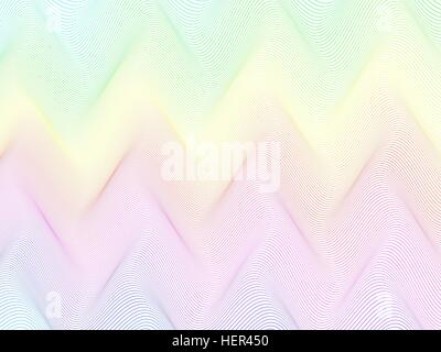 abstract colorful wireframe distortions, vector rhythmic composition Stock Vector