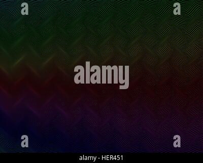 abstract colorful wireframe distortions, vector rhythmic composition Stock Vector