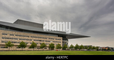 The Copenhagen Opera House or Operaen on Holmen Island in central Copenhagen Stock Photo