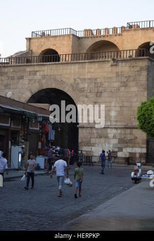 AlHussein Area, one of the oldest areas in Egypy; Cairo; Egypt Stock Photo