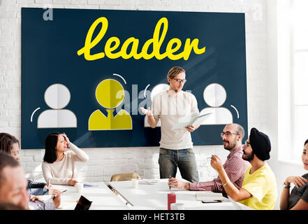 Partnership Corporate Team Leader Font Concept Stock Photo