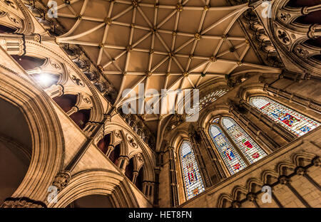 The Stunning York Minster, an incredible Church of England Cathedral in York, packed full of amazing architecture Stock Photo