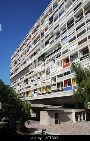 Marseille (south-eastern France): dwelling unit 'Cité Radieuse' Stock Photo