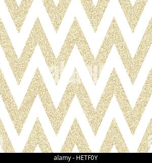 Pattern in zigzag. Classic chevron seamless pattern. Vector design. Gold Pattern in zigzag. Classic chevron seamless pattern. Stock Vector