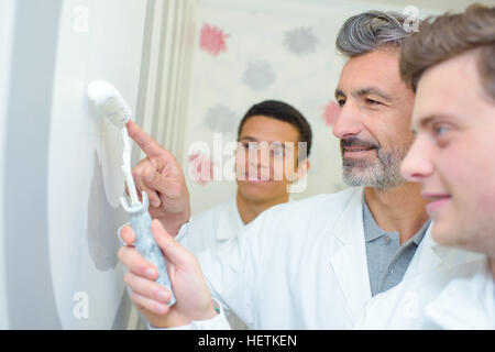roller brush Stock Photo