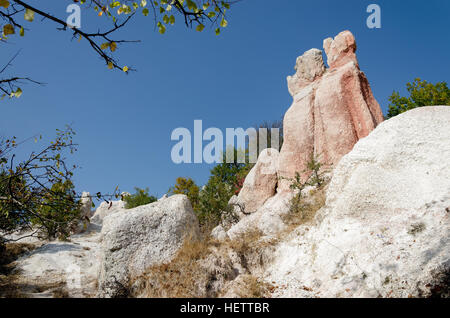 Bride Formations Rocks Petrified Wedding rock formation in Bulgaria Stock Photo - Alamy