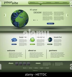 Web Design Template Stock Vector
