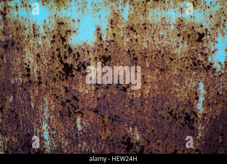 Abstract corroded colorful rusty metal background Stock Photo