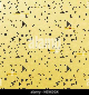 Gold glittering snowflakes. EPS 10 Stock Vector