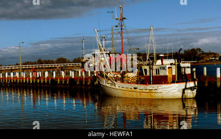 Lakes Entrance is a tourist resort and fishing port in 