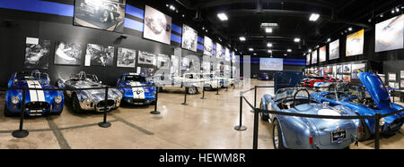 To fans of Carroll Shelby and his high-performance creations, Las Vegas, Nevada, is a destination that offers far more excitement than just cards, dice, chips and slot machines. While the desert tourist Mecca has long been home to Shelby American and the Carroll Shelby Museum, both entities have recently moved to a new expanded home in the Shelby Heritage Center, located adjacent to Interstate 15 and just a few blocks from Las Vegas Boulevard.   As Shelby American’s Rich Sparkman explains, the new location’s Heritage Center name seemed more fitting with the May 2012 passing of company founder  Stock Photo