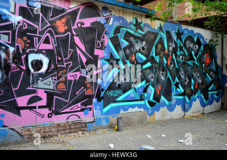 Graffiti on a Wall Stock Photo