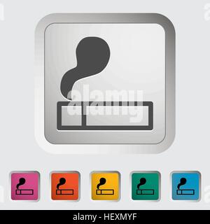 Lighter. Single icon. Vector illustration. Stock Vector
