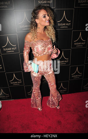 Launch of Sugar Hut Liverpool - Arrivals  Featuring: Chantelle Connelly Where: Liverpool, United Kingdom When: 23 Nov 2016 Stock Photo