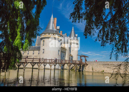 Chateau de Sully-sur Loire Loire Valley France Stock Photo