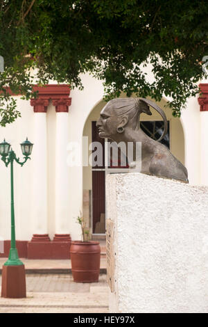 Statue of Hatuey, Indian cacique, Baracoa, Cuba Stock Photo - Alamy