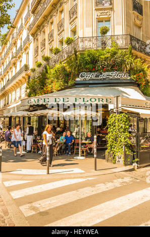 cafe de flore, outside view Stock Photo