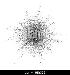Retro style dotwork background. EPS 10 Stock Vector