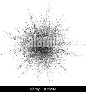 Stipple effect. EPS 10 Stock Vector