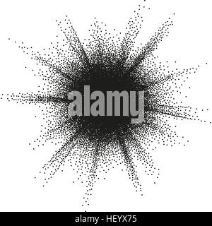 Halftone blast. EPS 10 Stock Vector
