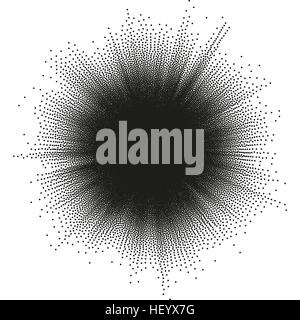 Starburst with ray. EPS 10 Stock Vector