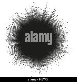 Speed motion with circle. EPS 10 Stock Vector