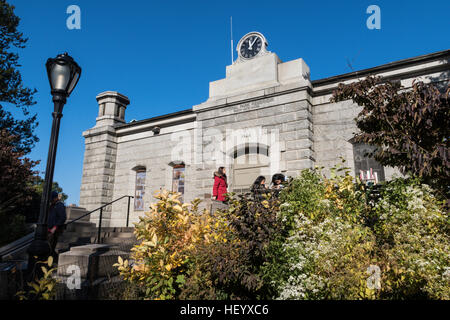 Central Park Reservoir Building, South Gate House (Gatehouse), NYC, USA Stock Photo