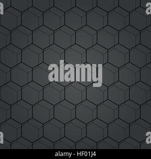 Seamless Abstract Vector Pattern With Hexagons Stock Vector
