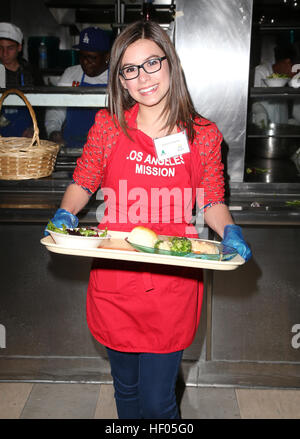 Los Angeles, CA, USA. 23rd Dec, 2016. 23 December 2016 - Los Angeles, California - Madisyn Shipman. Los Angeles Mission Christmas Celebration held at The Los Angeles Mission. Photo Credit: F. Sadou/AdMedia © AdMedia/ZUMA Wire/Alamy Live News Stock Photo