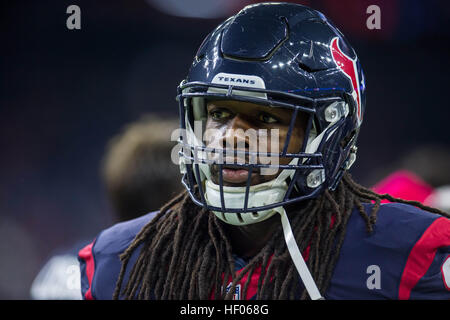 Houston, Texas, USA. 24th Dec, 2016. Houston Texans defensive end Jadeveon Clowney (90) prior to an NFL game between the Houston Texans and the Cincinnati Bengals at NRG Stadium in Houston, TX on December 24th, 2016. © Trask Smith/ZUMA Wire/Alamy Live News Stock Photo