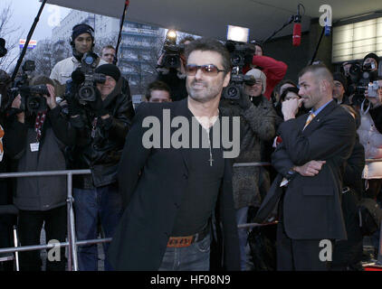 Berlin, GERMANY. 16th Feb, 2005. 25 December 2016 - Georgios Kyriacos Panayiotou known professionally as George Michael dies at the age of 53. He was an English singer, songwriter, and record producer, who rose to fame as a member of the music duo Wham!. He was best known in the 1980s and 1990s with his style of post-disco dance-pop. Michael sold more than 80 million records worldwide. His 1987 debut solo album, Faith, sold more than 20 million copies worldwide. In 2008, Billboard magazine ranked Michael the 40th most successful artist on the Billboard Hot 100 Top All Time Artists list. F Stock Photo