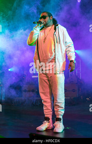 December 22, 2016 - Milwaukee, Wisconsin, U.S - WISH BONE of Bone Thugs-n-Harmony performs live at the Riverside Theater in Milwaukee, Wisconsin (Credit Image: © Daniel DeSlover via ZUMA Wire) Stock Photo