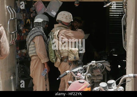 (Official Marine Corps photography by Cpl. Randall A. Clinton) Civil Military Operations Center in Helmand DVIDS104312 Stock Photo
