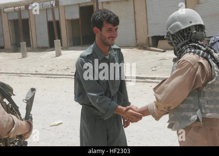 (Official Marine Corps photography by Cpl. Randall A. Clinton) Civil Military Operations Center in Helmand DVIDS104324 Stock Photo