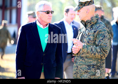 U.S. Marine Corps Col. Chuck Dudik, commanding officer of Marine Corps ...