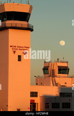 Air Traffic Control Tower surrounding infrastructure capture from the ...