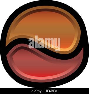 stained glass font, dot Stock Vector
