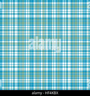 Checkered fabric tartan textile. Vector seamless pattern. Stock Vector