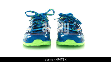 Sketchers Sport shoes on a white background Stock Photo