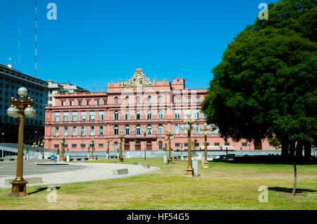 Presidential Pink House (Casa Rosada) - Buenos Aires - Argentina Stock Photo