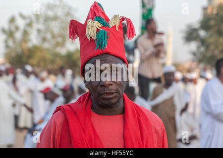 Whirling Dervishes, Coptic Ceremony, Khartoum, Sudan, Africa Stock Photo