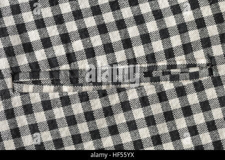 abstract background texture of cotton fabric into a cell Stock Photo