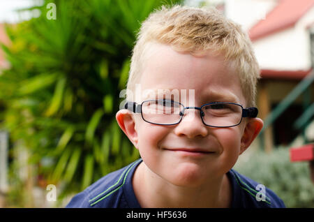 Boy with glasses Stock Photo