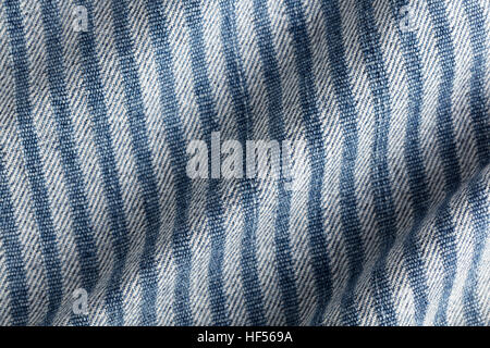 abstract background texture of denim fabric striped Stock Photo